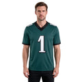 Matching Family #1 Football Stitched Jersey Green | Men Women Youth Game Day Shirt, Free Shipping